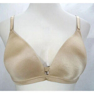 Maidenform 40956B Dream Collection Lightly-Lined Plunge Wire-Free Bra XL Nude  E